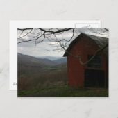 オーバーマウンテン・シェルター, アパラチア・トレイル ポストカード (正面/裏面)