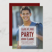 オーバーモダンレイ・オス・フォト卒業パーティー 招待状 (正面/裏面)