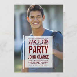 オーバーモダンレイ・オス・フォト卒業パーティー 招待状