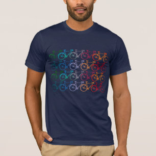 オーバーラッピングホイール20カラフルバイク Tシャツ