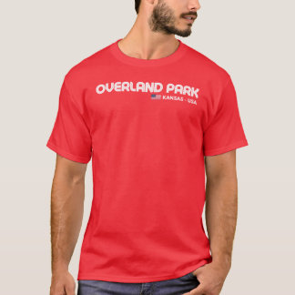 オーバーランドパークカンザスUSAオーバーサイズ Tシャツ