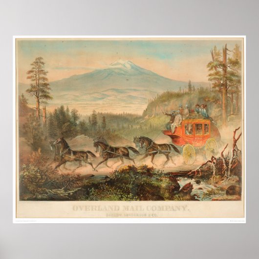 オーバーランドメール会社(1268A) ポスター (正面)