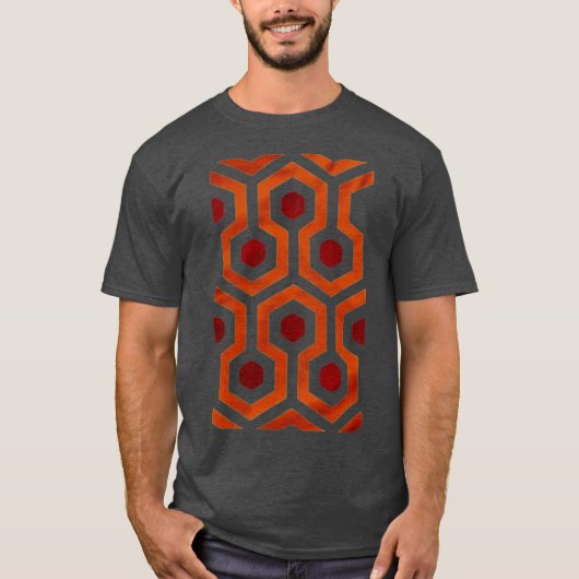 オーバールックホテルのカーペット面白グッズ Tシャツ (正面)