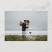 オーバーレイエレガント結婚の詳細QRコード エンクロージャーカード (裏面)