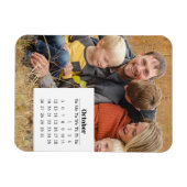 オーバーレイカレンダー2025年10月 マグネット (横)