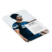 オーバーレイカレンダー2025年11月 マグネット (右側)