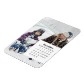 オーバーレイカレンダー2025年12月 マグネット (左側)