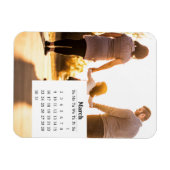 オーバーレイカレンダー2025年3月 マグネット (横)