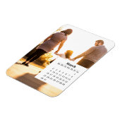 オーバーレイカレンダー2025年3月 マグネット (左側)