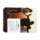 オーバーレイカレンダー2025年4月 マグネット (横)