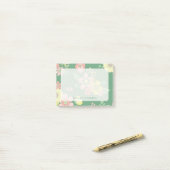 オーバーレイモダンボホフローラカラフル ポストイット (デスク上)