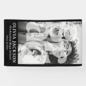 オーバーレイモダンレタリングGRAD写真卒業 横断幕 (横)