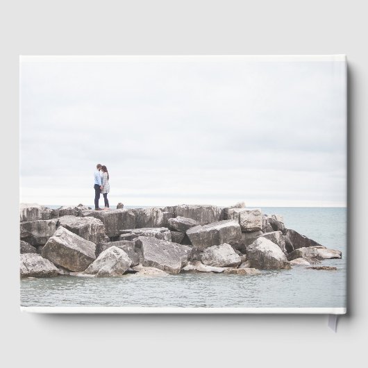 オーバーレイ面 |の結婚写真 ゲストブック (裏面)