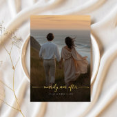 オーバーレイ クリフサイド フォト メリリー エバー アフター ウェディング 箔シーズンカード