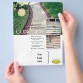 オーバーレイ&復元フライヤー チラシ (手)