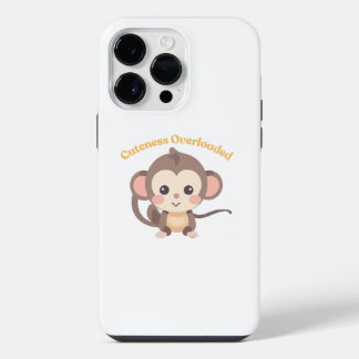 オーバーロードされた可憐さ：サル iPhone 14 PRO MAXケース