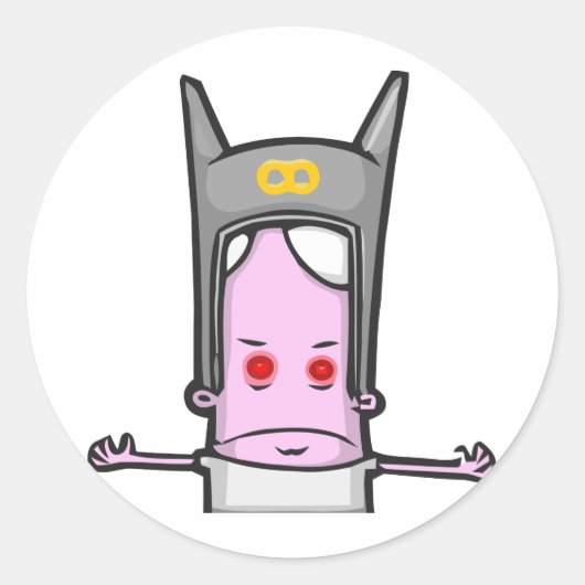 オーバーロードステッカー ラウンドシール (正面)