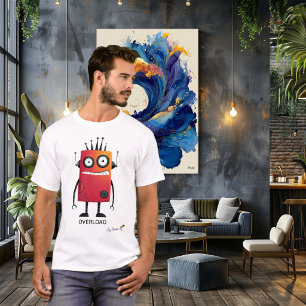 オーバーロードロボット 大人のための面白いギークTシャツ Tシャツ