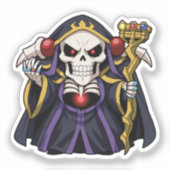 オーバーロード ちびキャラ アインズ・ウール・ゴウン アート シール (正面)