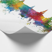 オーバーンアラバマスカイライン ラッピングペーパー (角)