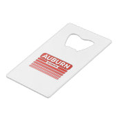 オーバーンアラバマ クレジットカード栓抜き (正面アングル)