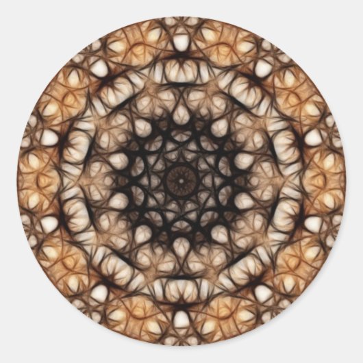 オーバーンスターズ（ステッカー） ラウンドシール (正面)