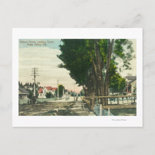 オーバーンストリートからの南の眺め ポストカード (正面)