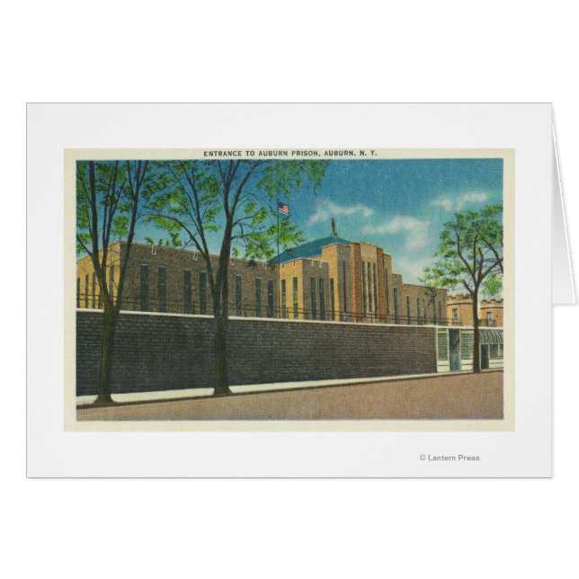 オーバーン刑務所への入り口 (正面横)