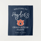 オーバーン大学卒業式 – オーバーン・タイガース タペストリー (正面)