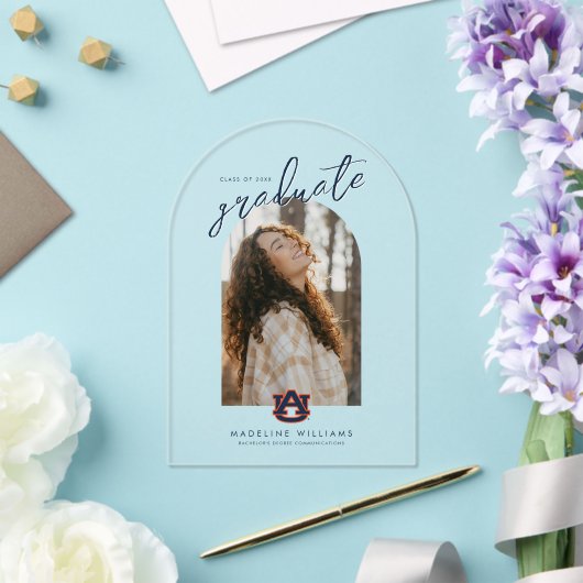 オーバーン大学卒業 | オーバーンタイガース アクリル招待状 (インサイチュ (ウェディング))