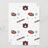 オーバーン大学 | ホリデーパターン シーズンカード (正面/裏面)