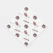 オーバーン大学 | 休日パターン スタンダードランチョンナプキン (角)