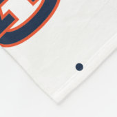 オーバーン大学 | 休日パターン フリースブランケット (角)