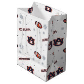 オーバーン大学 | 休日パターン ミディアムペーパーバッグ (正面アングル)