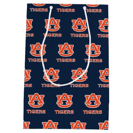 オーバーン大学 |休日 ミディアムペーパーバッグ (裏面)