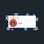 オーバーン大学 |休日 ラベル<br><div class="desc">オーブン大学の公式ギアを！Zazzle.comでオーバーン商品をパーソナライズ！クラス年、名カスタマイズ前、クラブまたはスポーツで、これらの製品によってあなたの学校の精神を表す。このオーバーンギアは素晴らし、卒業した高齢者の新しい学生や卒業生が虎のプライドを見せたいと思う贈り物をする。</div>