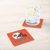 オーバーン大学 | Auburn Football スクエアペーパーコースター (インサイチュ)