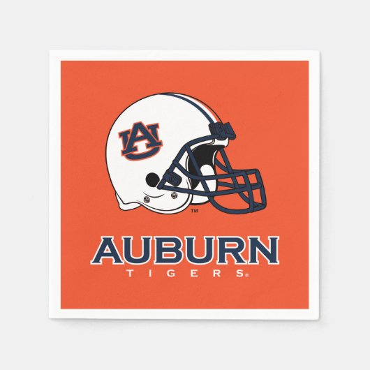 オーバーン大学 | Auburn Football スタンダードカクテルナプキン (正面)