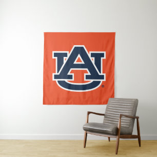 オーバーン大学 Auburn UAロゴ タペストリー