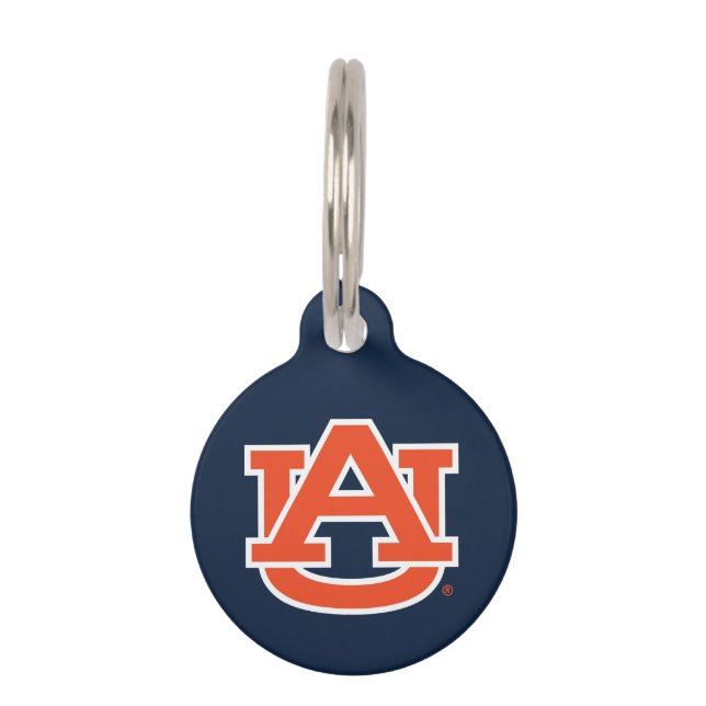 オーバーン大学 | Auburn UAロゴ ペット　ネームタグ (正面)