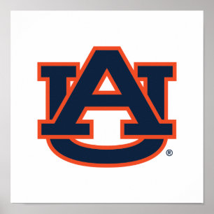 オーバーン大学   Auburn UAロゴ ポスター