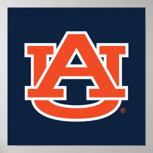 オーバーン大学   Auburn UAロゴ ポスター