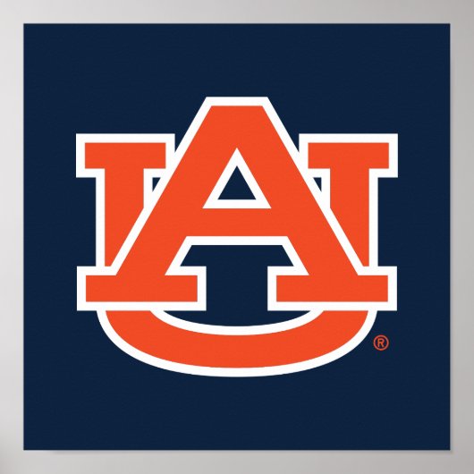 オーバーン大学 | Auburn UAロゴ ポスター (正面)