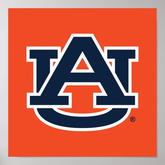 オーバーン大学 | Auburn UAロゴ ポスター (正面)