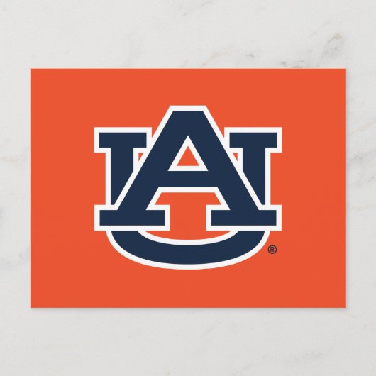 オーバーン大学 | Auburn UAロゴ ポストカード (正面)
