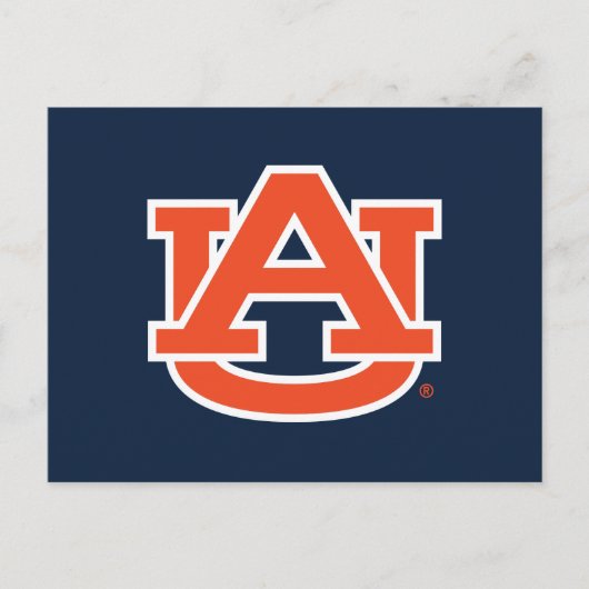 オーバーン大学 | Auburn UAロゴ ポストカード (正面)