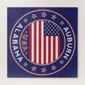 オーバーン, アラバマ州, アメリカ ジグソーパズル (横)