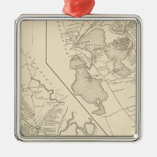 オーバーン·ハンプトン·滝ズ メタルオーナメント (正面)