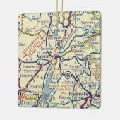 オーバーンCAヴィンテージマップ セラミックオーナメント (左)