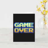 オーバーヴィンテージレトロゲームアーケード80s 90s カード (黄色い花)